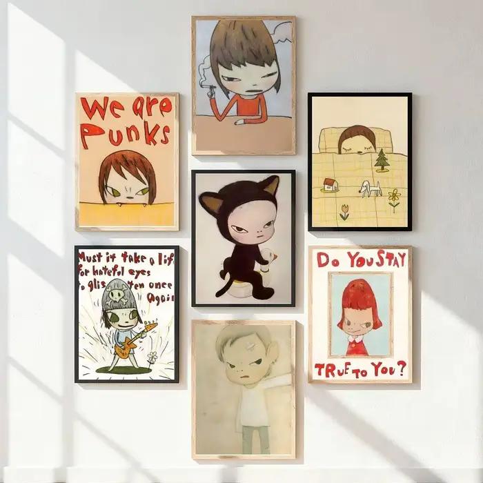 Yoshitomo Nara – affiche d'art imprimée