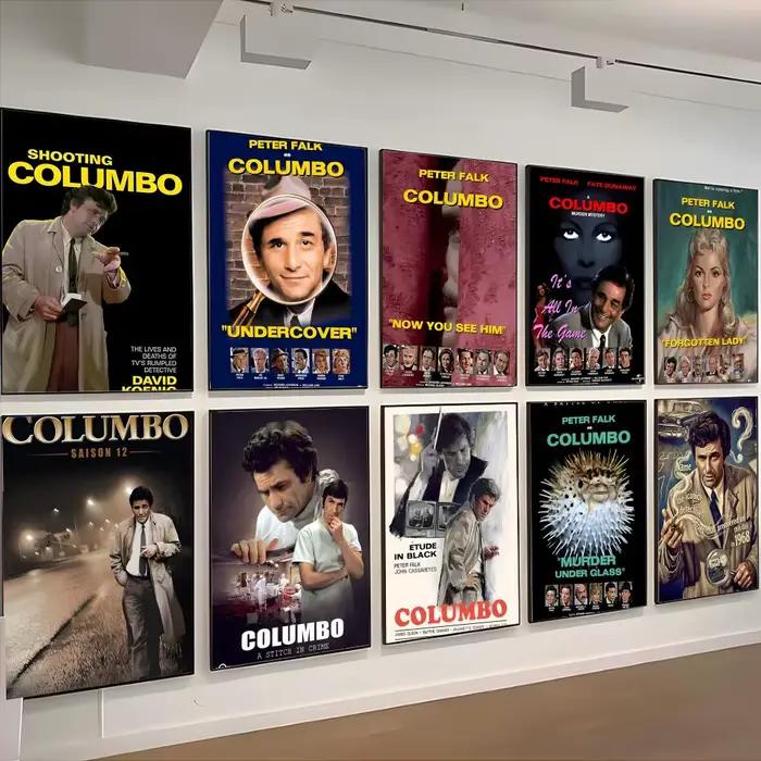 Affiche de détection policière C-Columbo