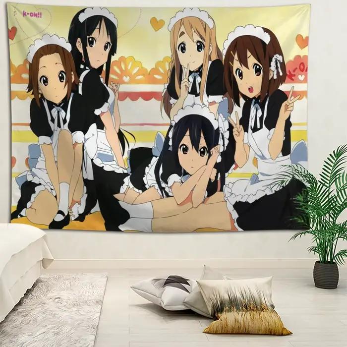 K-ON! Tapisserie murale suspendue style bohème