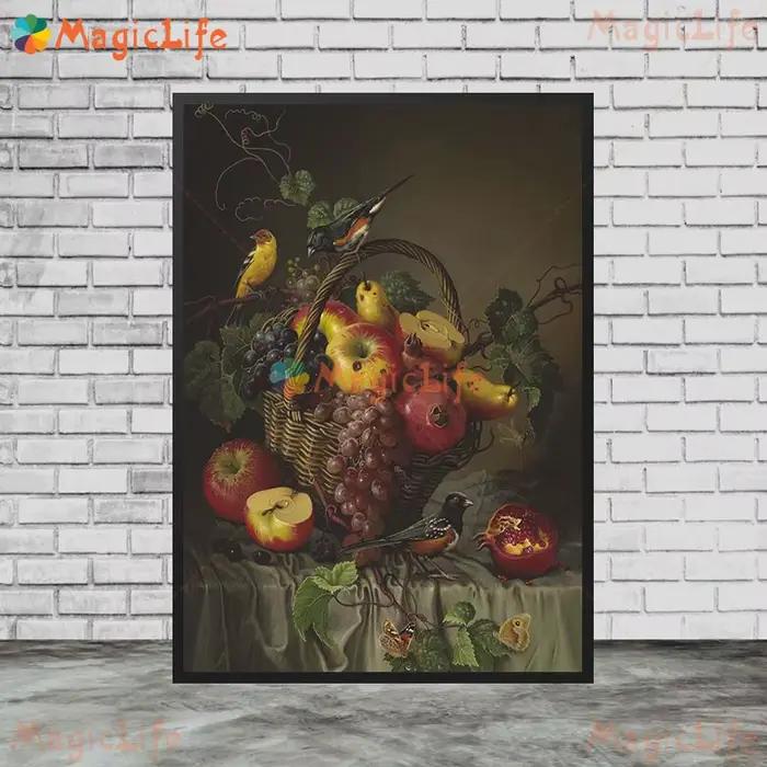 Affiches de fruits nature morte pomme