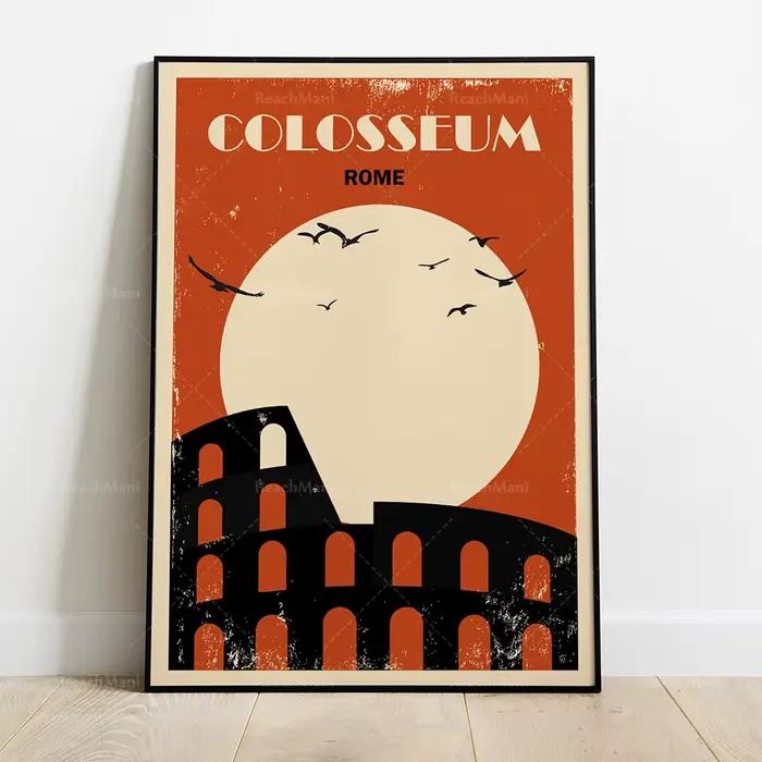 Tower Bridge Illustration // Londres // Royaporcelaine-Uni // Affiche Retro City