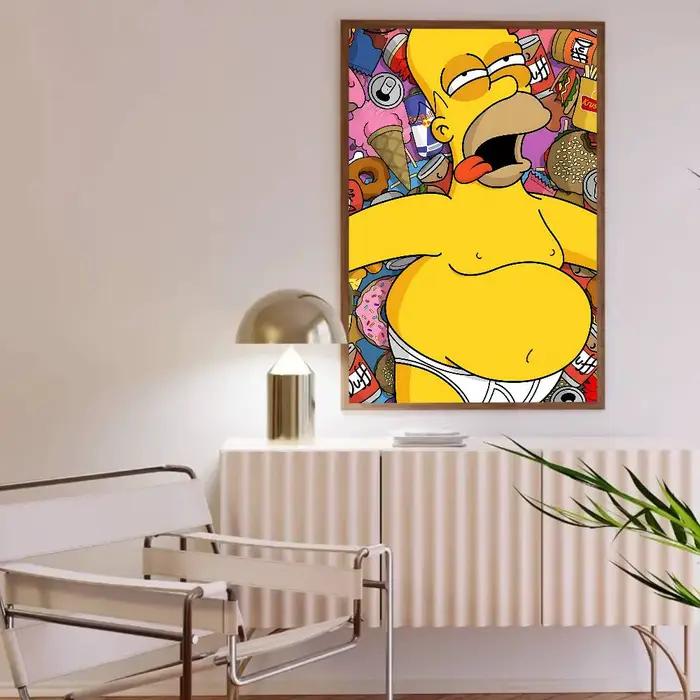 Affiche drôle de Simpson imprimée A5 A4 A3 A2
