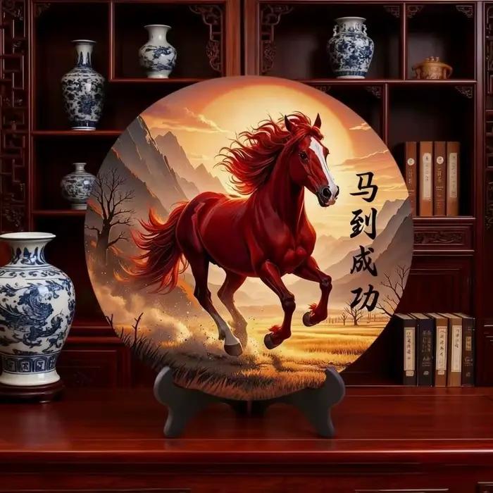 Peintures décoratives de l'année du cheval