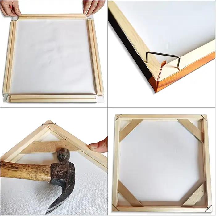 Usine directe Simple bricolage cadre photo bois de camphre