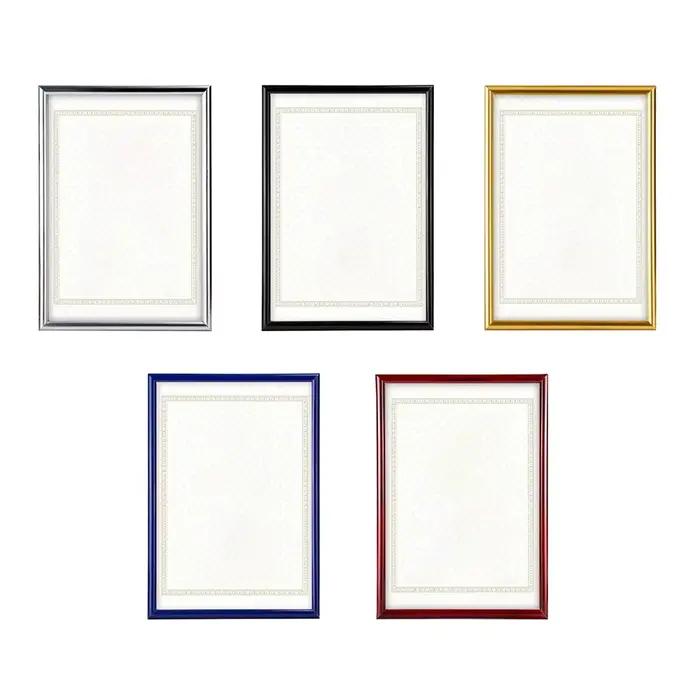 Cadre décoratif A4 en PVC pour certificat