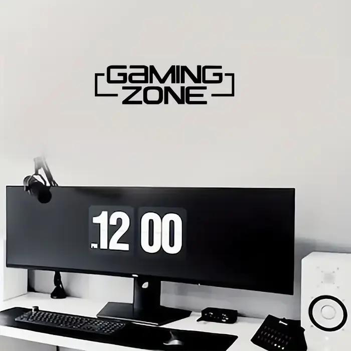 Décor de Zone de jeu-texte audacieuse « ZONE de GAMING »