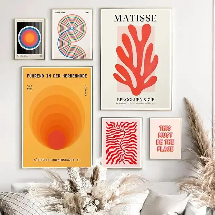 Matisse – peinture sur toile abstraite