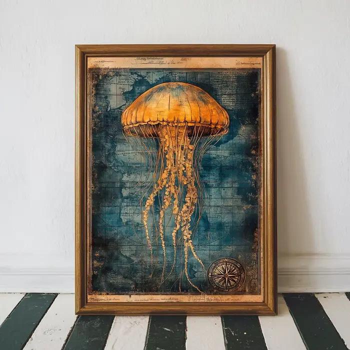 Affiche nautique Vintage imprimée pour salon