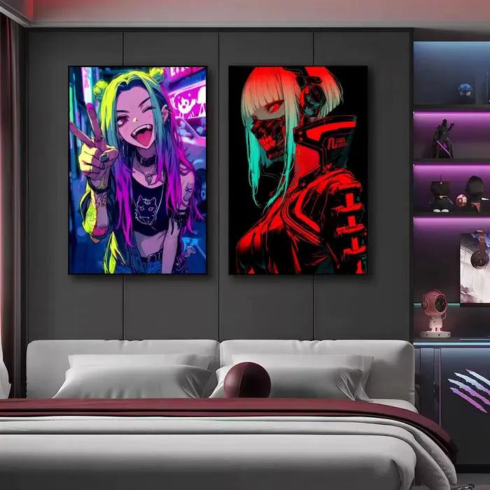 Affiche Cyberpunk Cool Girl