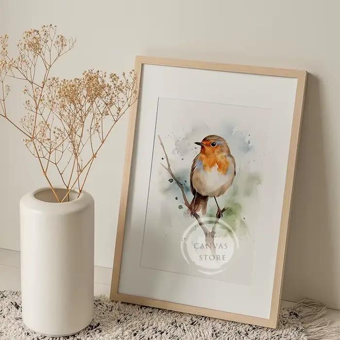 Affiche et impression d'oiseaux Chickadee C.Interconnexion