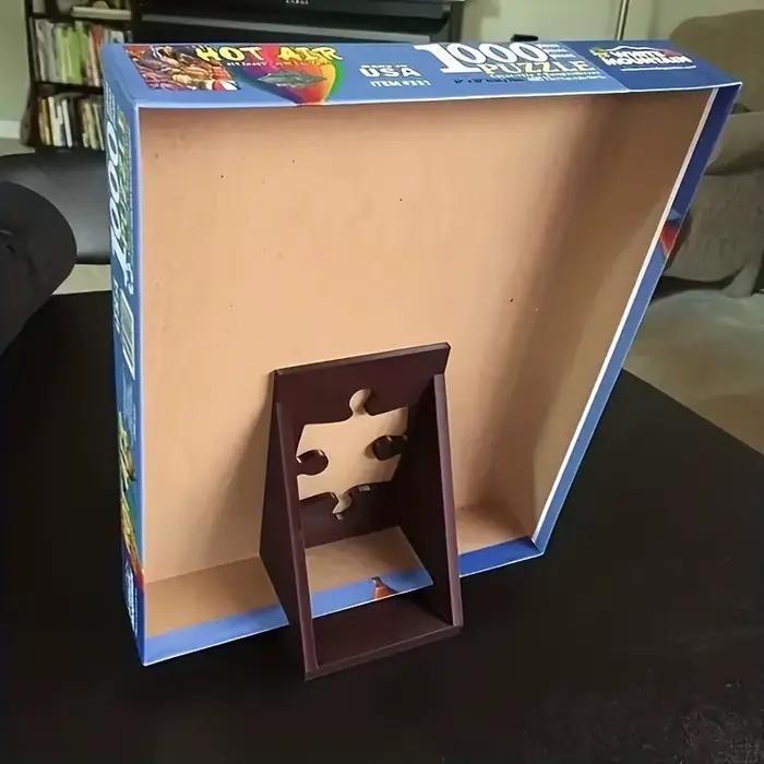 Présentoir de couverture de boîte d'affiche de Puzzle 1 pièce
