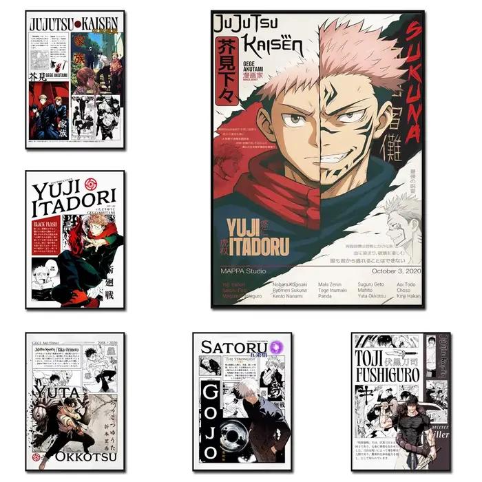 Affiches et imprimés d'art Pop Anime Jujutsu Kaisen