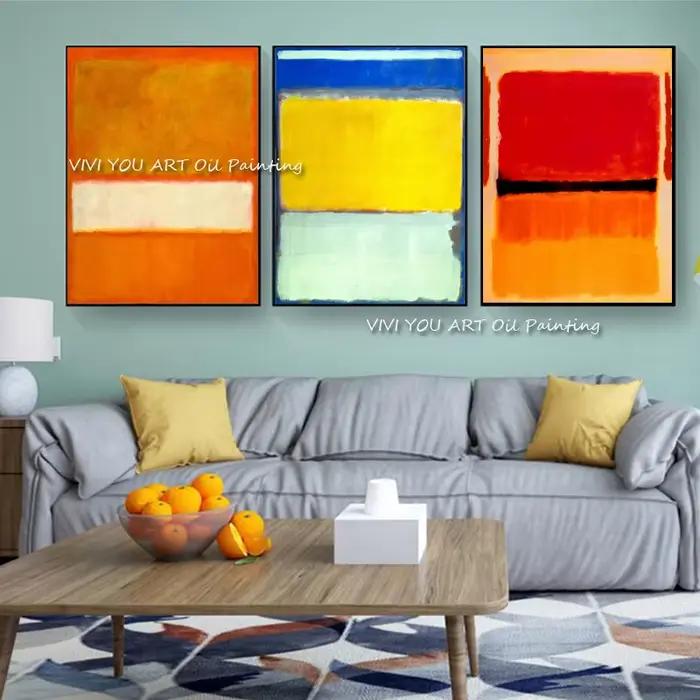 Rothko-Peinture à l'huile sur toile