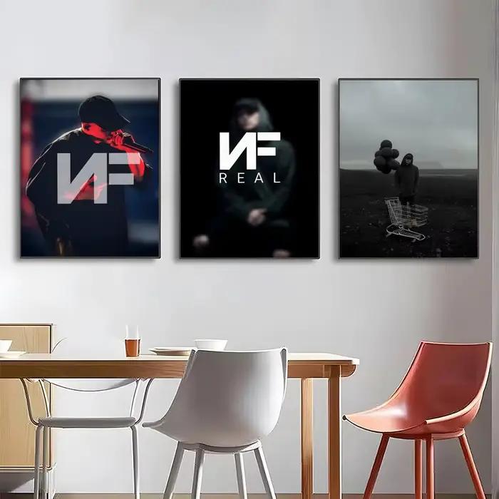 Affiche de chanteur rappeur N-NF
