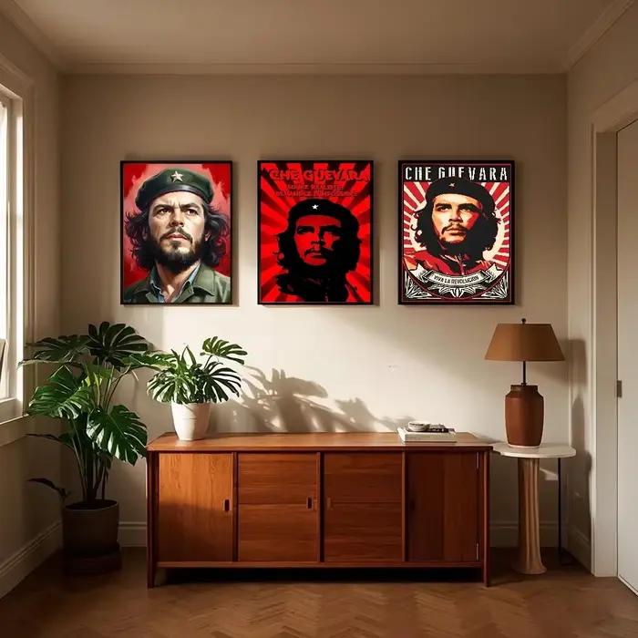 Affiche de héros révolutionnaire de célébrité Che Guevara