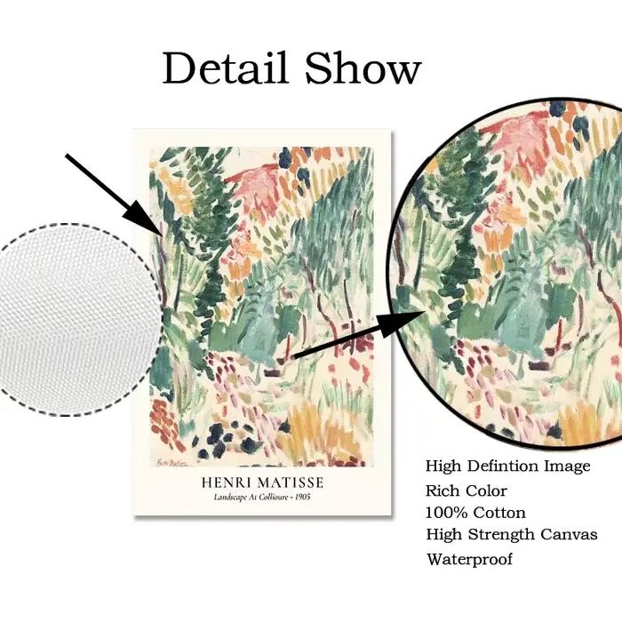 Van Gogh étoile Vase série mur Art Matisse Vintage fleur toile peinture marché des fleurs Art imprime salon décoration de la maison