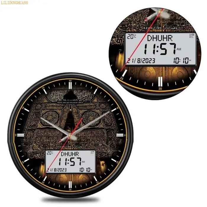 J1ha FAJ-360 Vintage Round Wall Clock Morloge d'alarme multifonctionnel pour le bureau chambre