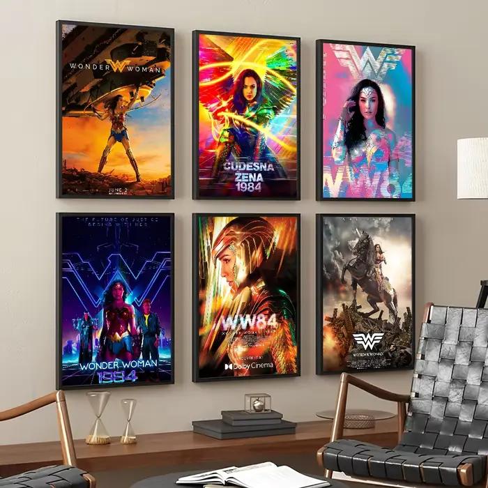 Autocollant Mural avec Imprimé de W Wonder Woman