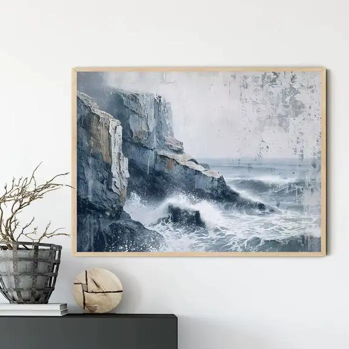 Toile d'art mural de paysage Vintage