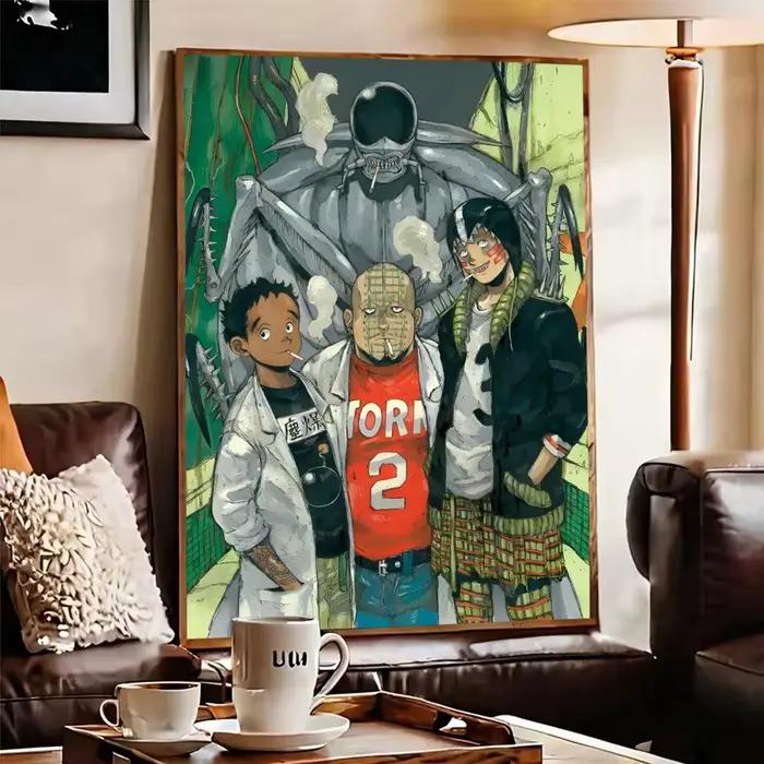 Affiche en papier imprimé de dessin animé d-dorohedoro