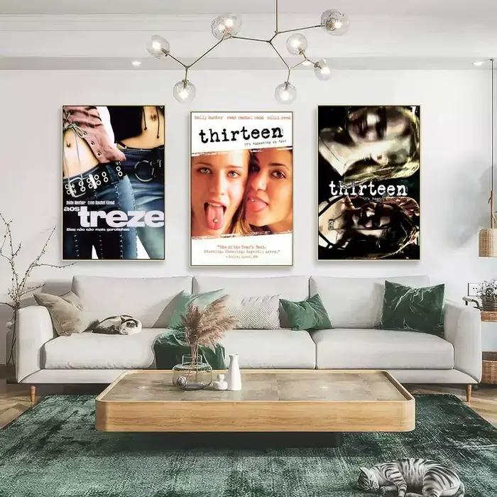 Affiches autocollantes de Film de treize