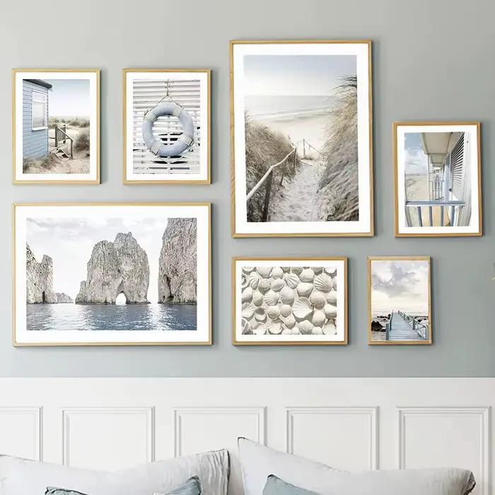 Toile d'art mural sur le thème de l'océan