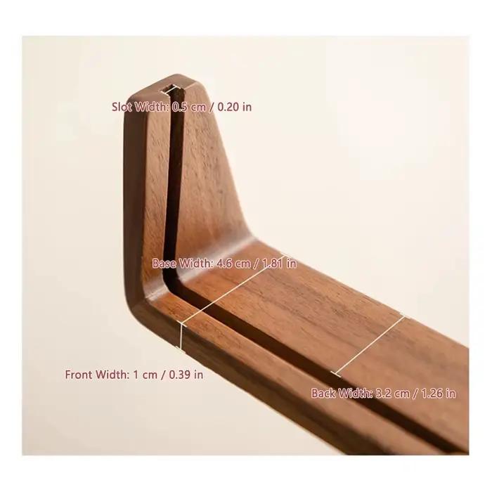 Cadre photo créatif en noyer/hêtre, cadre transparent en acrylique en forme de U, cadre en bois pour photos de mariage, décoration de bureau à domicile
