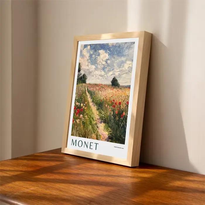 Monet – affiche de champ de coquelicot