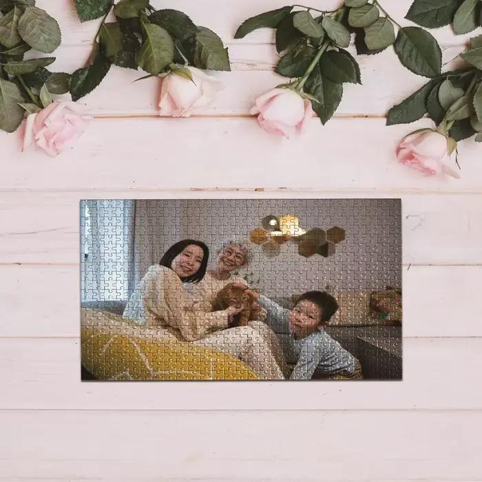 Puzzles personnalisables avec photos pour couple et famille