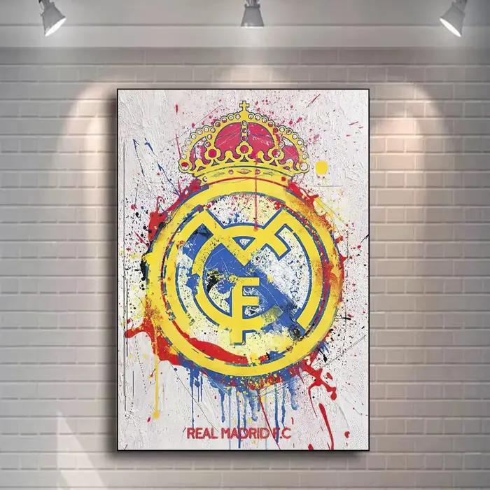 Affiche d'art Graffiti de football moderne