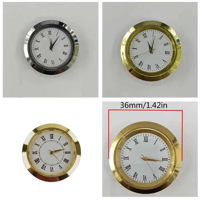 Horloge ronde à mouvement à Quartz 270F, insertion de tête, horloge classique artisanale