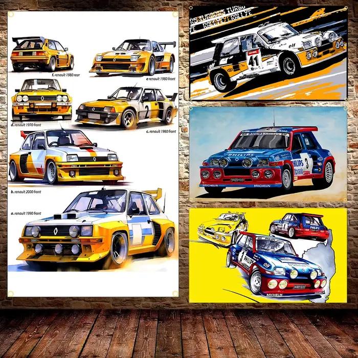 Affiche de voiture imprimée en Polyester