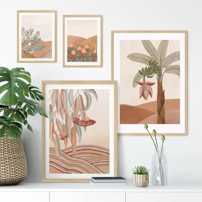 Affiches et imprimés de paysage abstrait Boho