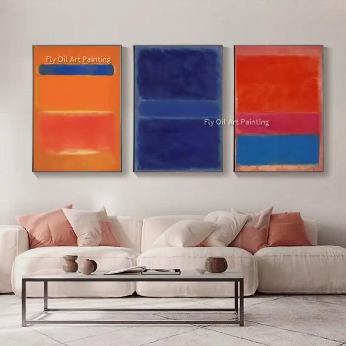 Rothko-Peinture à l'huile sur toile
