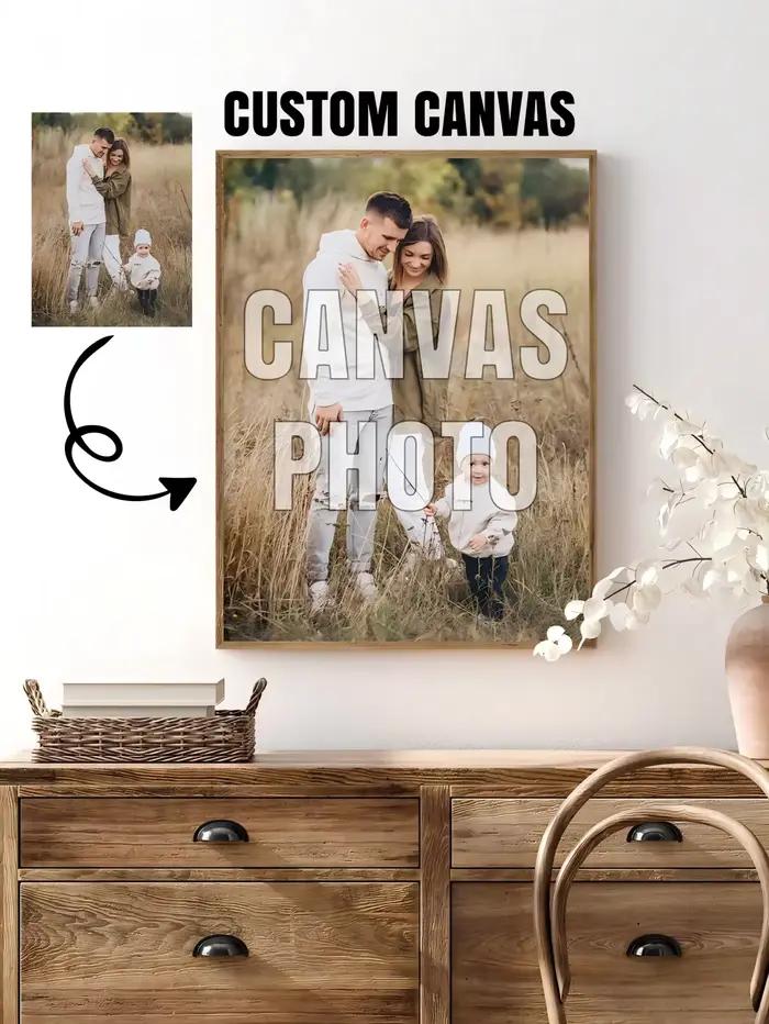 Affiche en toile personnalisable avec cadre