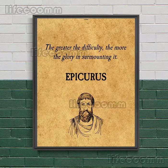 Affiche d'art mural vintage sur toile de Pythagore
