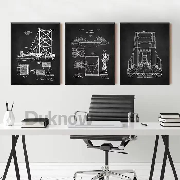 Affiches de brevet de pont
