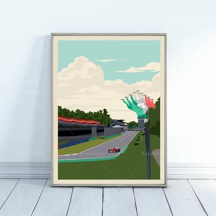 Affiche de Formule 1 avec Impression Murale, Grand Master, Monaco Tour