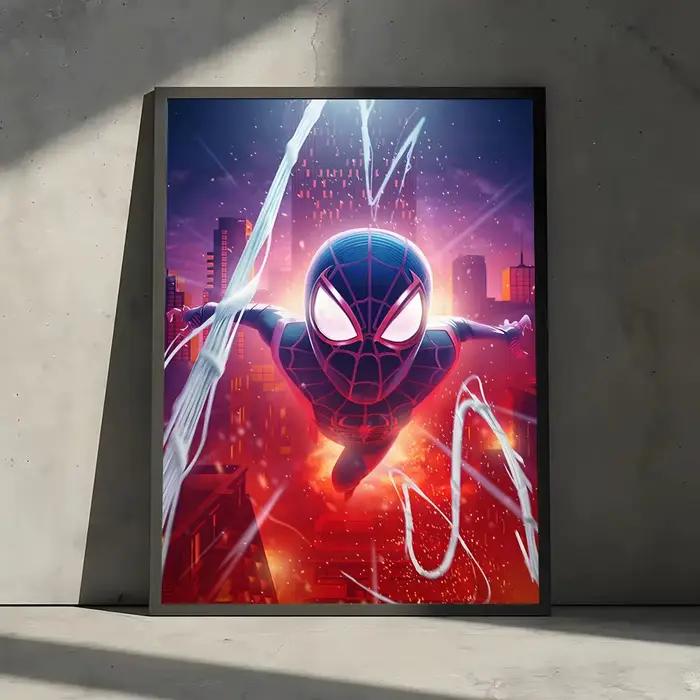 Affiche Spiderman pour décoration murale de chambre