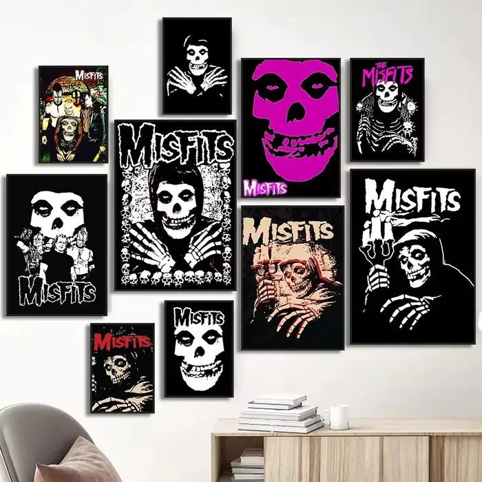 Misfits affiche chaude horreur Punk Rock musique toile peinture mur Art photo rétro affiches impressions pour chambre Bar Club maison Dec