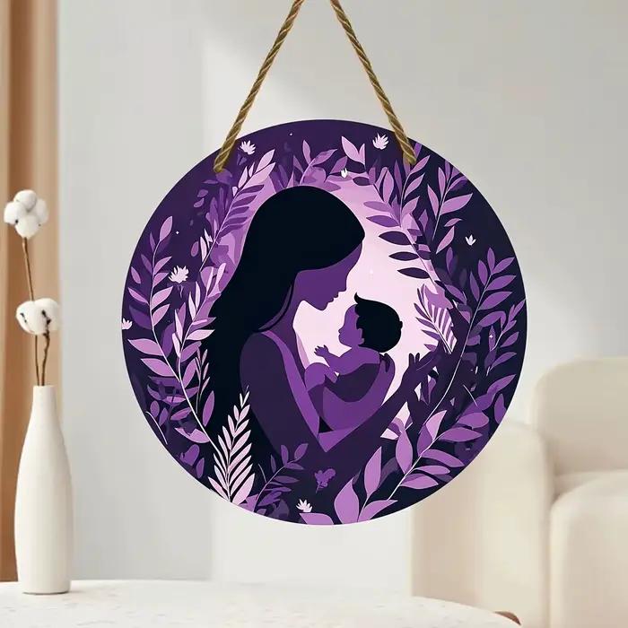 Disque rond en bois de 8 pouces