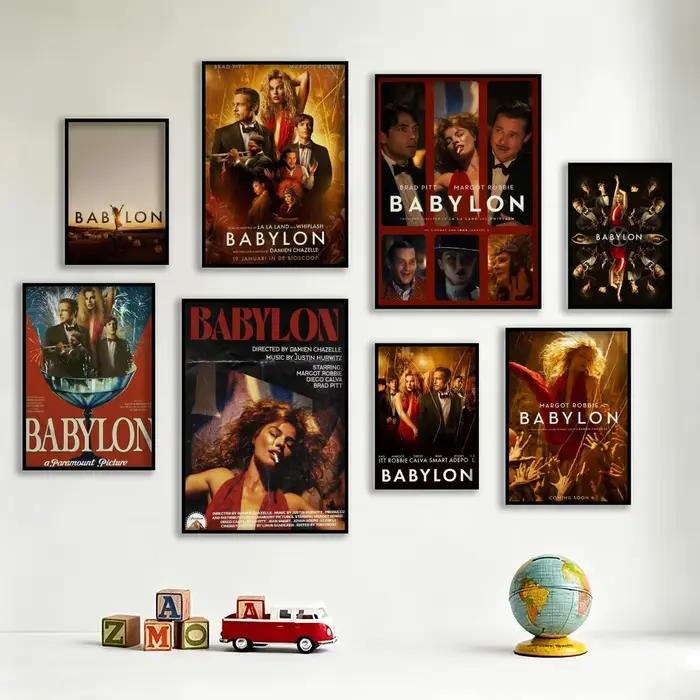Affiche artistique et élégante du film B-Babylon