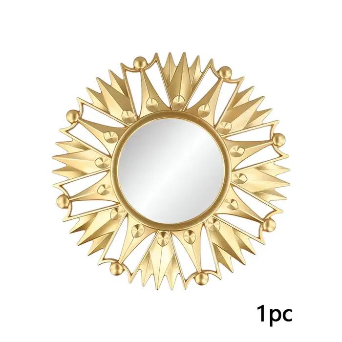 Miroir décoratif moderne à cadre doré