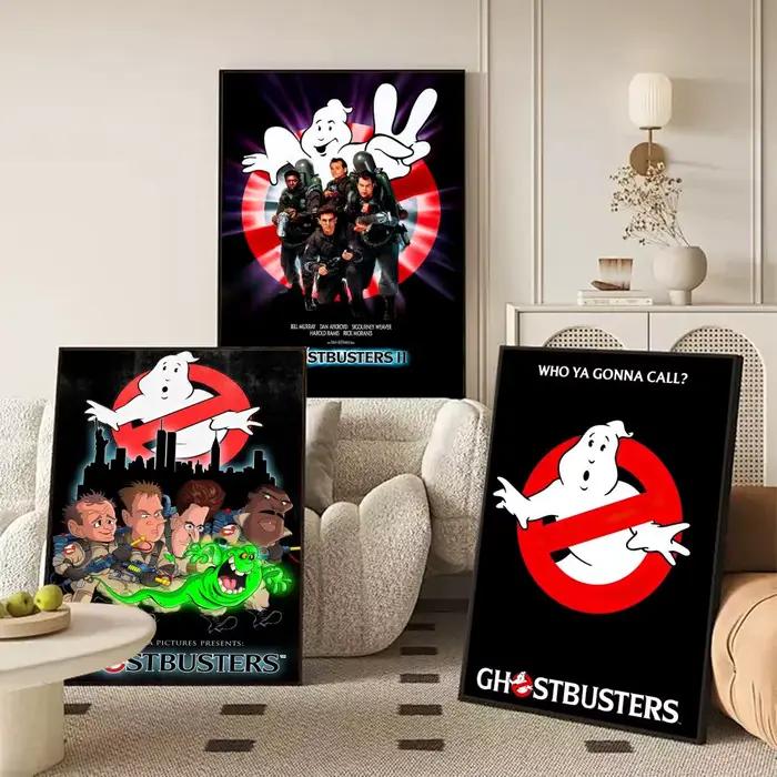 Affiche en toile de lin HD du film classique G_Ghostbusters