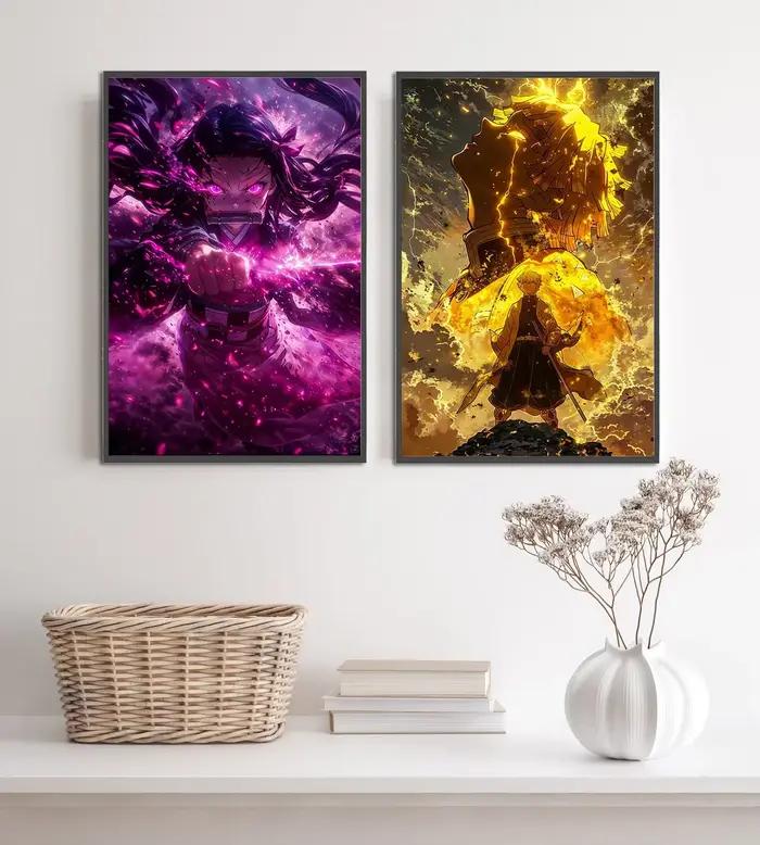 Affiche auto-adhésive Demon Slayer Hashira