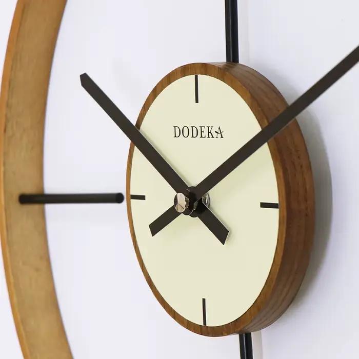 Horloge nordique, horloge murale de salon
