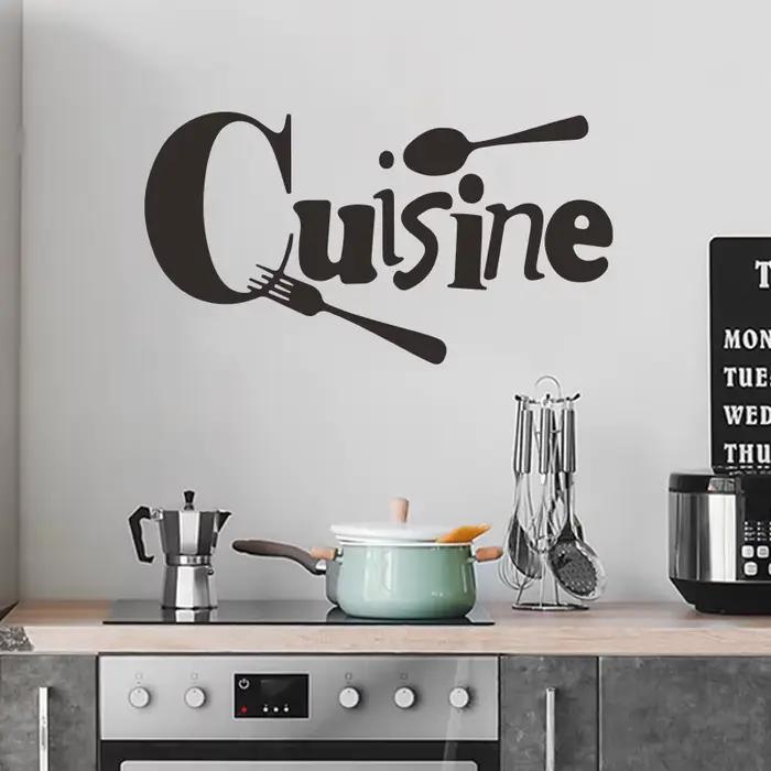 Autocollants muraux de Cuisine avec Slogan anglais