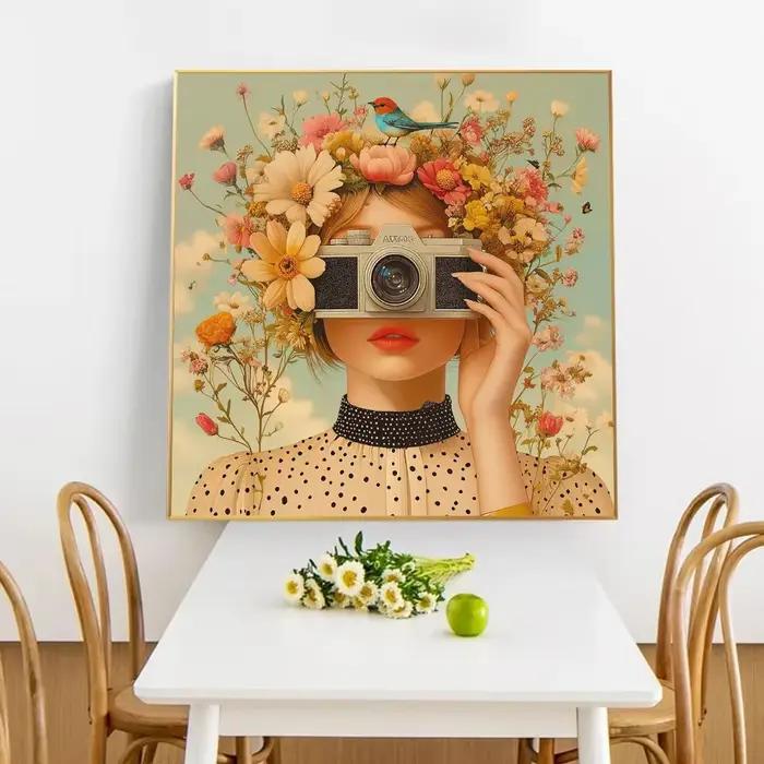Belle femme avec des lunettes