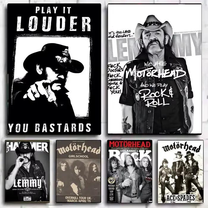 Affiche murale Singer L-Lemmy-Kilmister