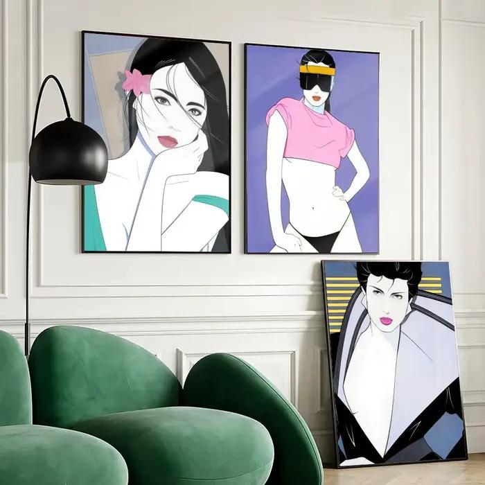 Affiche d'artiste américain P-Patrick Nagel